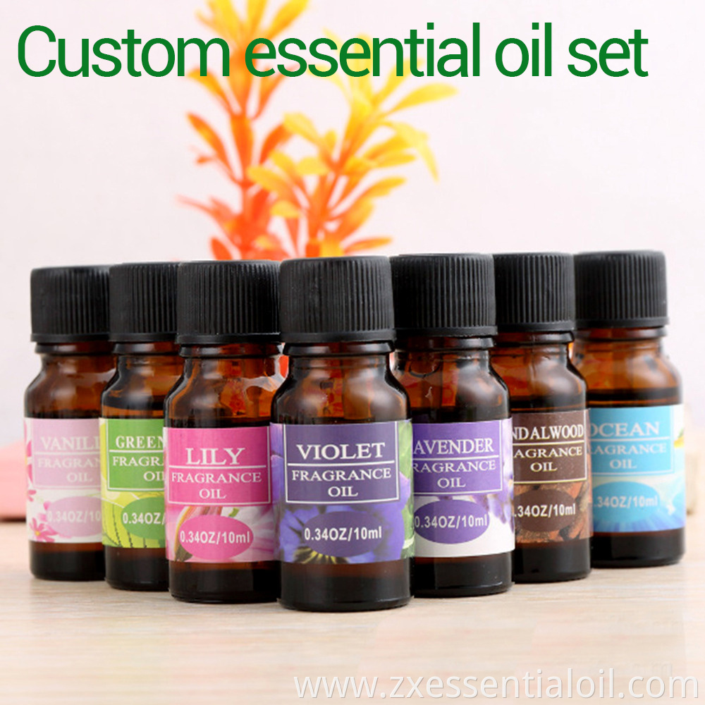 wholesale private label pure aromatherapy organic essential oil set